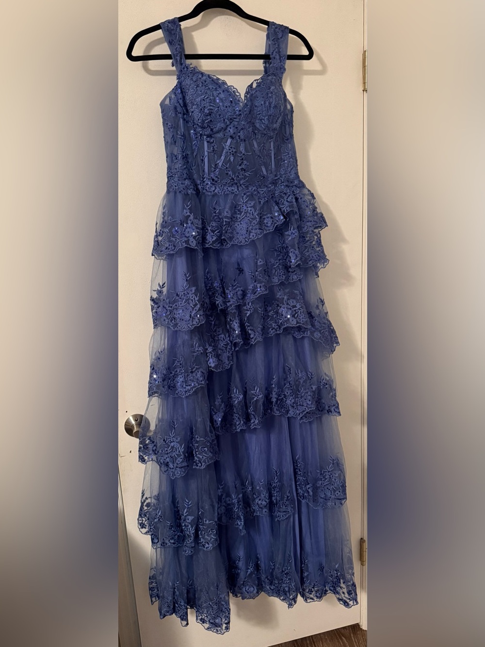 Kiss Prom A Line Corset Prom Dress